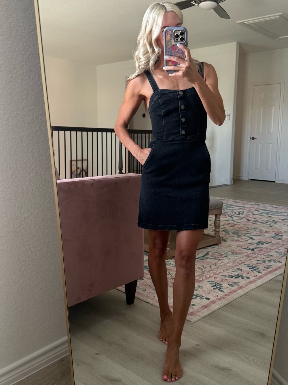 Hollister women’s denim dress xxs